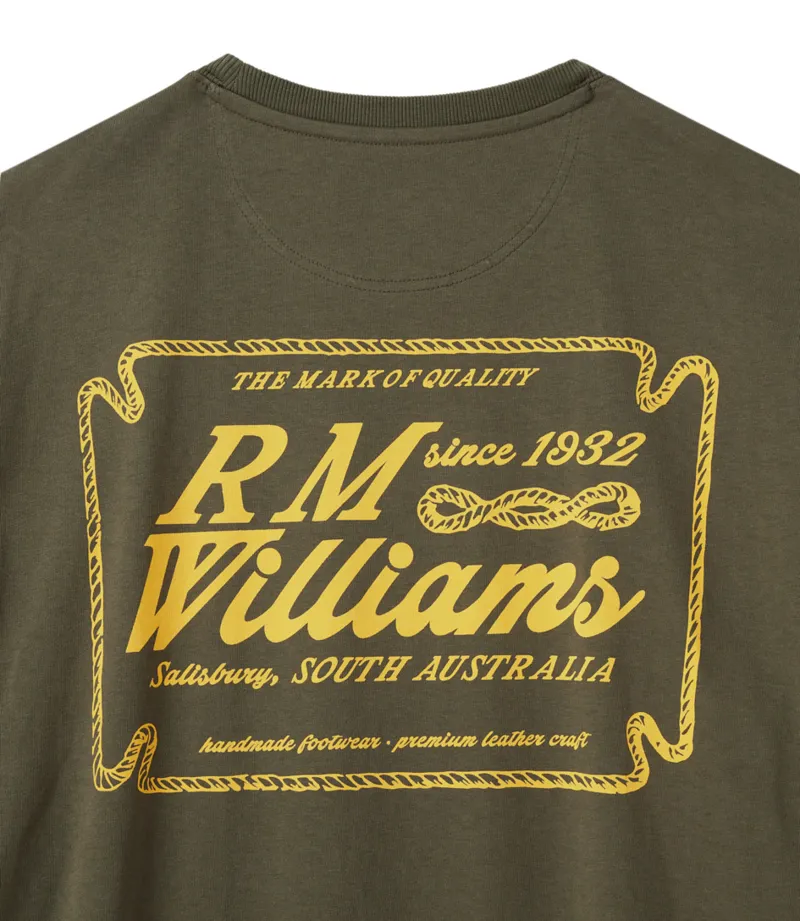 RM Williams Mark of Quality Tee Olive-4